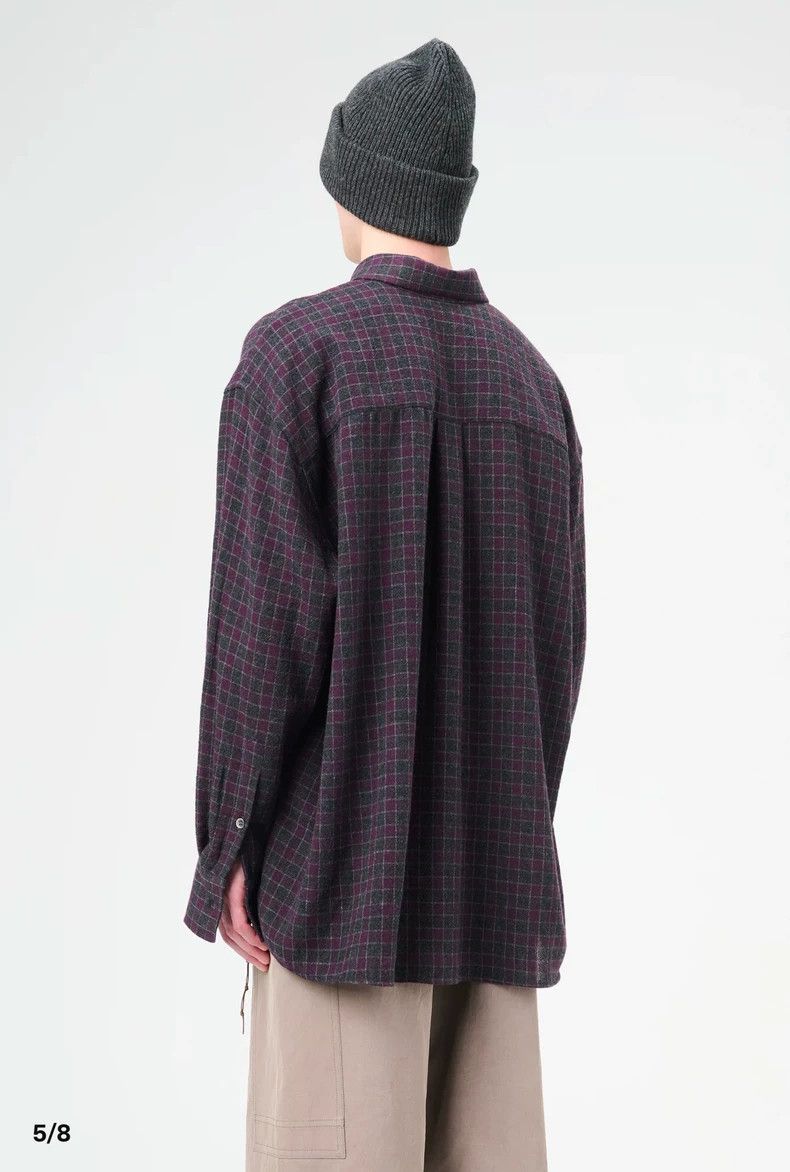 Our Legacy Our Legacy size46 Purple gray checkered shirt Size US S / EU 44-46 / 1 - 9 Thumbnail