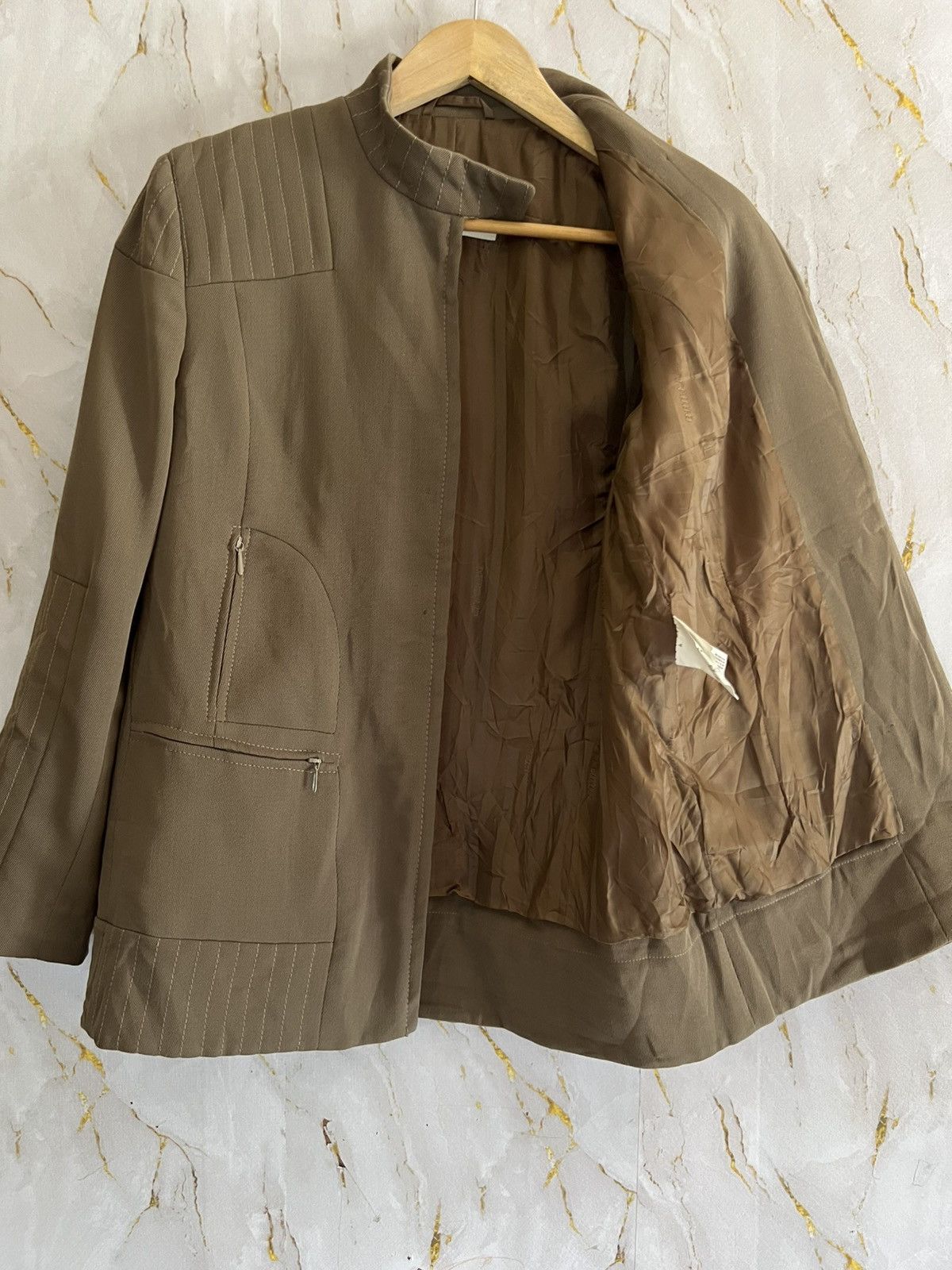 Vintage Vintage Erreuno Milano Wool Jacket Designer Made in Italy Size US M / EU 48-50 / 2 - 3 Thumbnail
