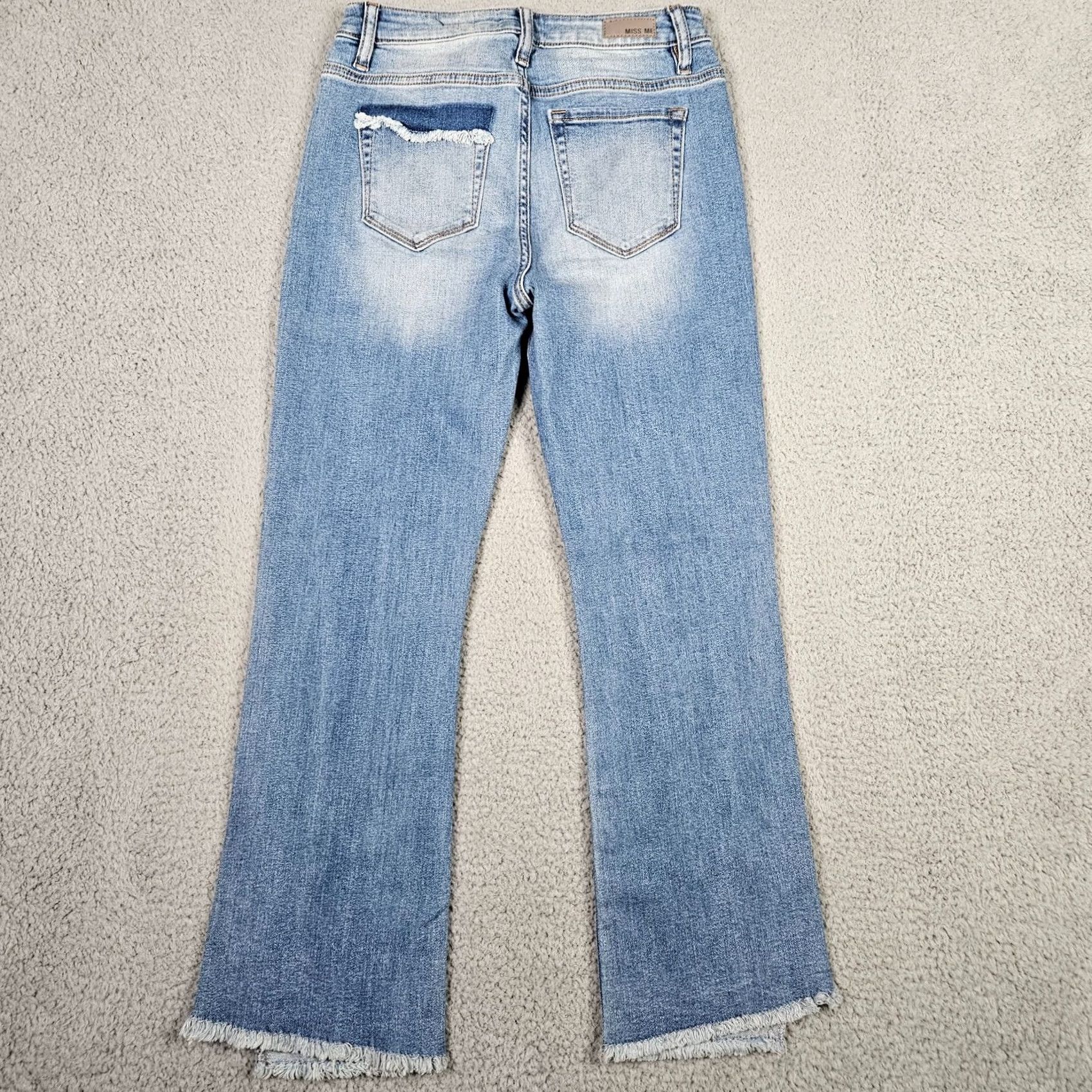 Miss Me Miss Me Denim High-Rise Crop Boot Women's blue Casual Jeans Size 27 Size 27" / US 4 / IT 40 - 2 Thumbnail