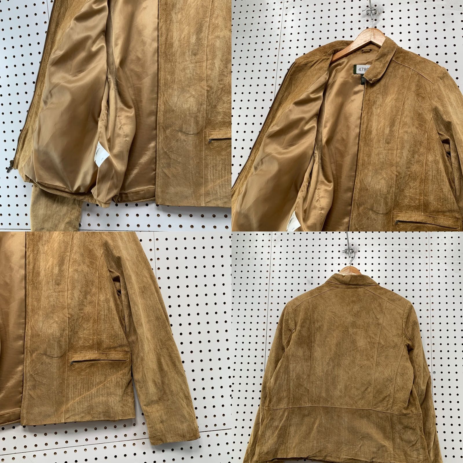 Eddie Bauer Eddie Bauer Suede Jacket Womens XL Brown Western Cowgirl Genuine Leather Bomber Jacket Size XL / US 12-14 / IT 48-50 - 11 Thumbnail