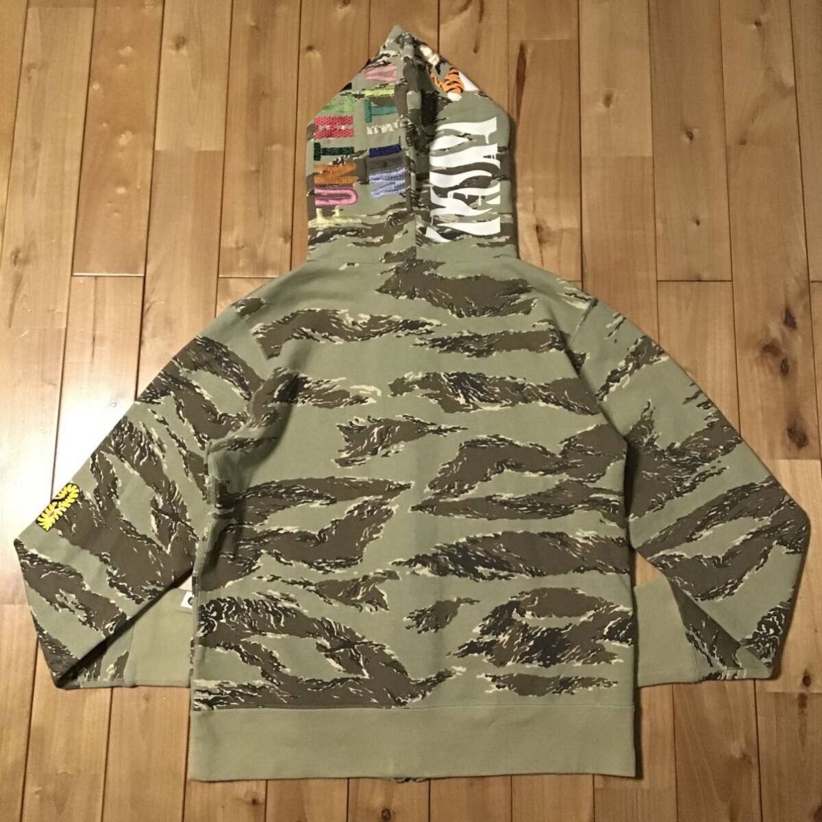 Bape BAPE Tiger full zip hoodie Desert camo a bathing ape Size US M / EU 48-50 / 2 - 2 Thumbnail