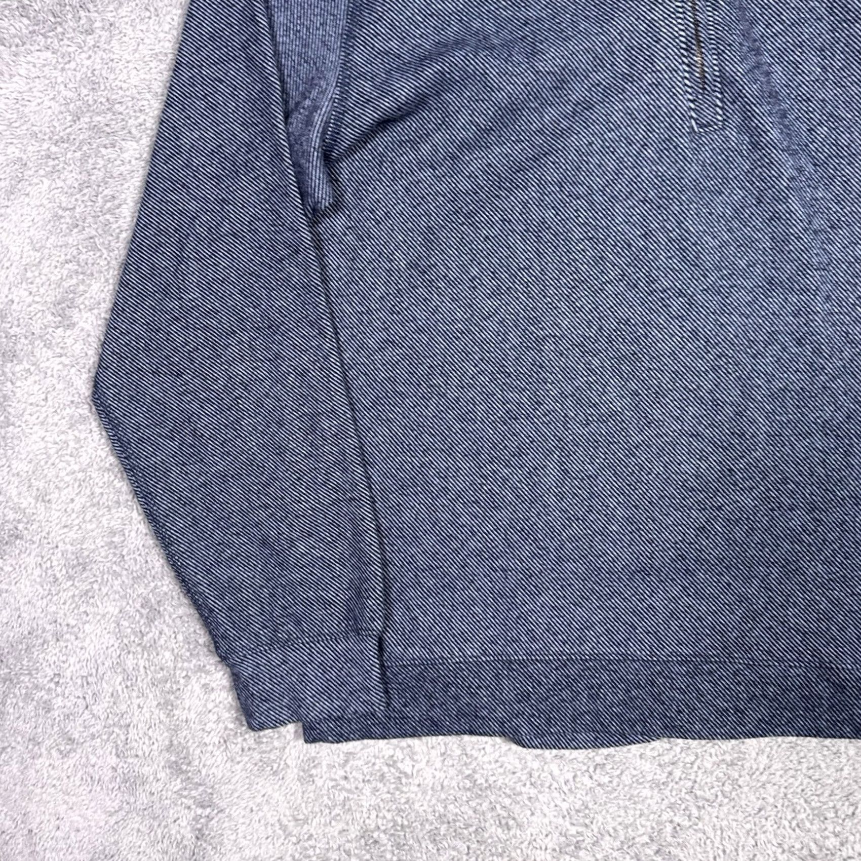 Vintage 7 Diamonds Generation Men’s XL Pullover 1/4 Zip Sweater Jacket Sweatshirt Blue Size US XL / EU 56 / 4 - 3 Thumbnail