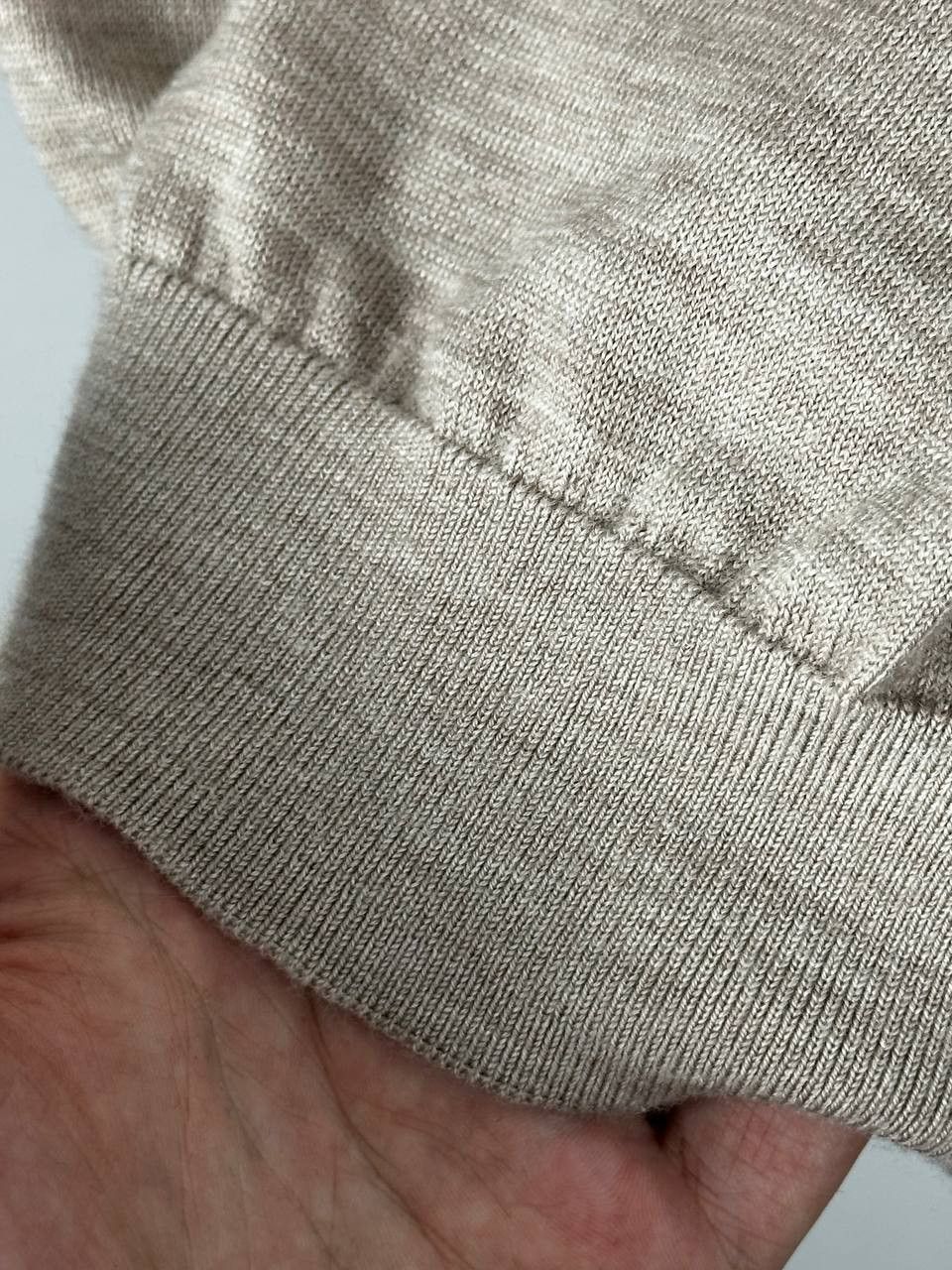 Reiss Reiss Beige Merino Wool Sweater Pullover Size US M / EU 48-50 / 2 - 6 Thumbnail