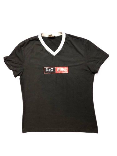 Dolce & Gabbana Luxury Dolce & Gabbana Y2K Logo Short Sleeve T-Shirt Size XL Size XL / US 12-14 / IT 48-50 - 1 Thumbnail