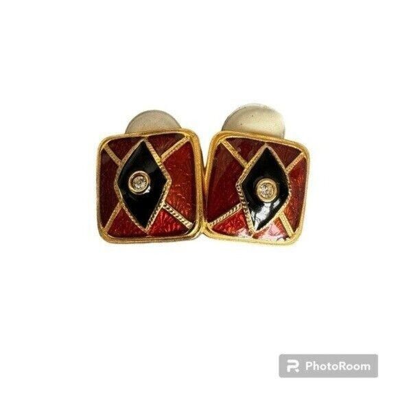 Other The MET Russian Imperial 14k Gold Overlay Enamel Swarovski C Size ONE SIZE - 1 Thumbnail