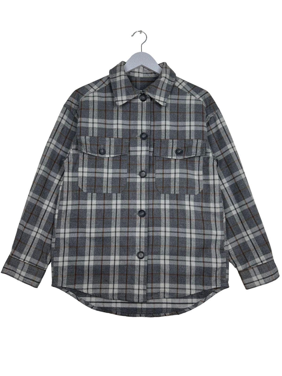 GU × Japanese Brand 🔥 GU JAPAN PLAID CPO SHIRT JACKET Size US M / EU 48-50 / 2 - 1 Thumbnail