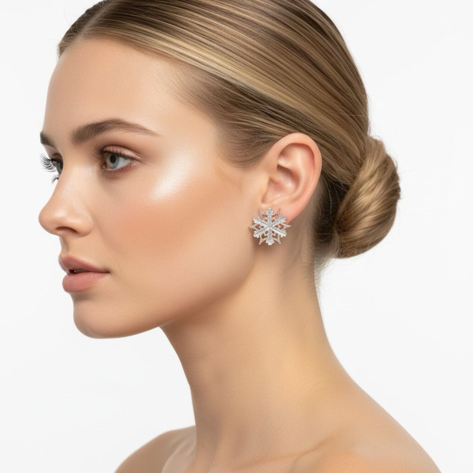 Other Sienna Sky Snowflake Stud Earrings Sterling or Gold Filled Size ONE SIZE - 5 Thumbnail