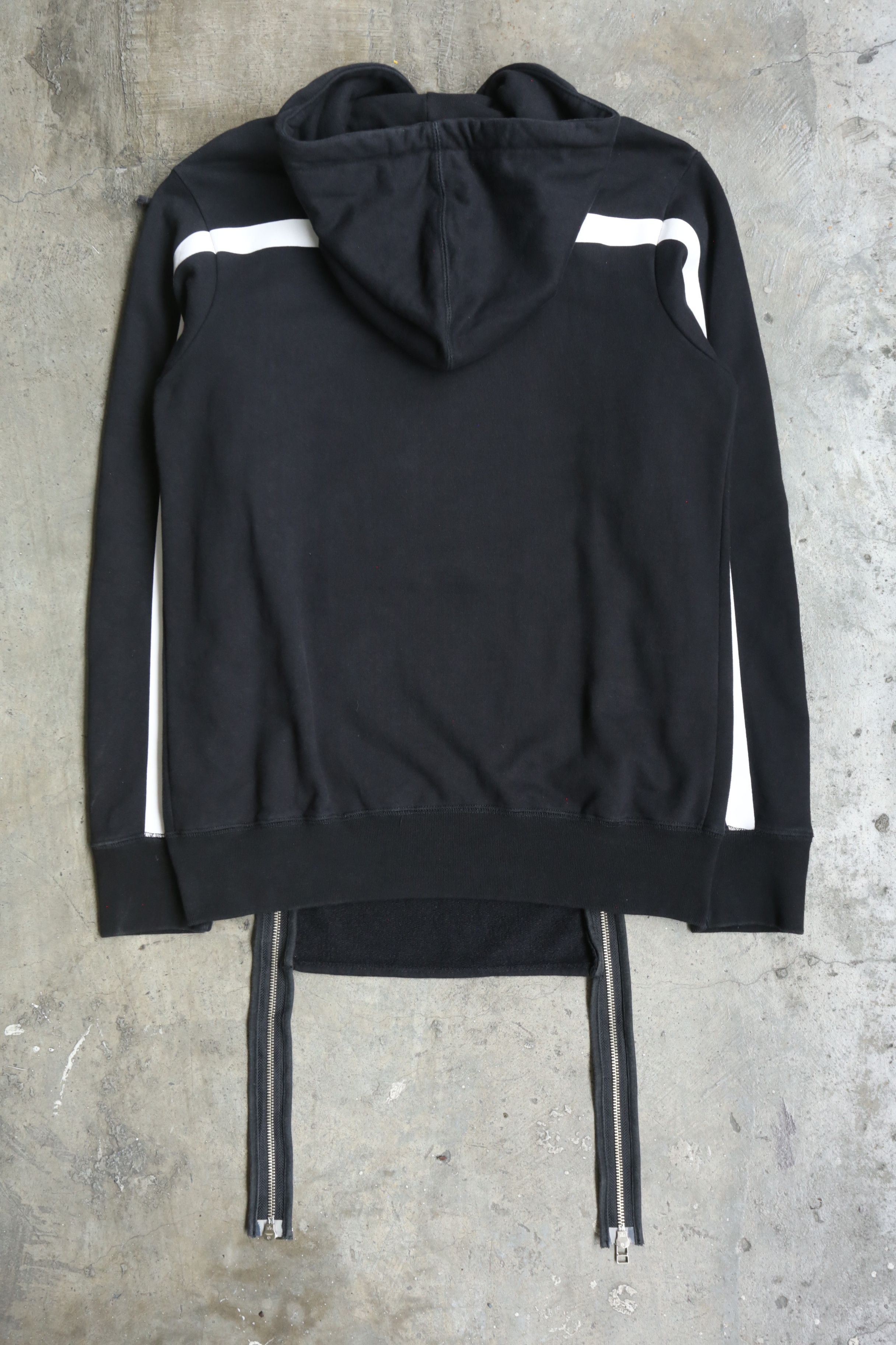 Hood By Air Hood by Air - S/S 15 - Zip Stripe Logo Hoodie Size US L / EU 52-54 / 3 - 3 Thumbnail