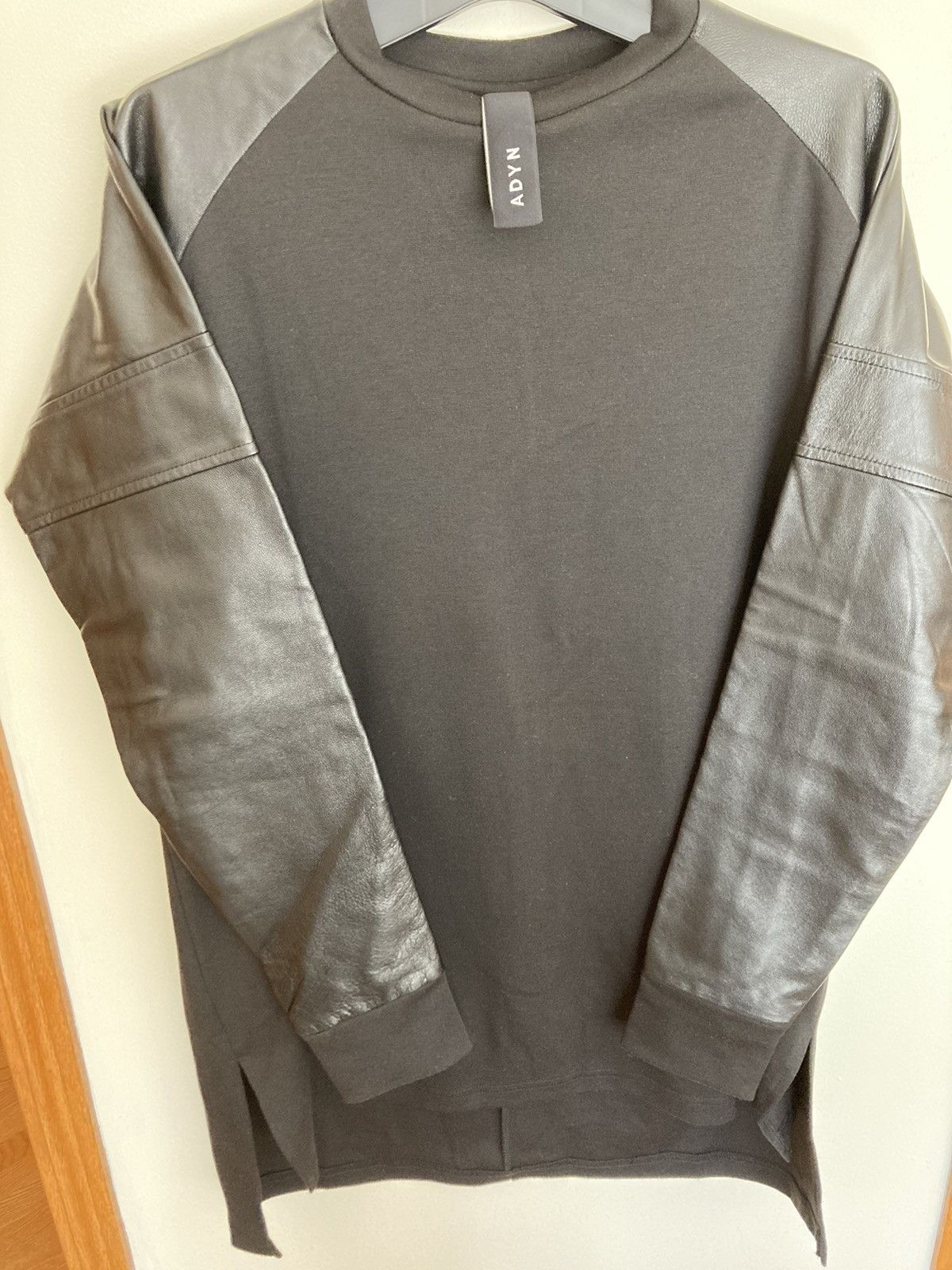 Adyn Adyn Leather sleeves sweatshirt Size US M / EU 48-50 / 2 - 1 Thumbnail