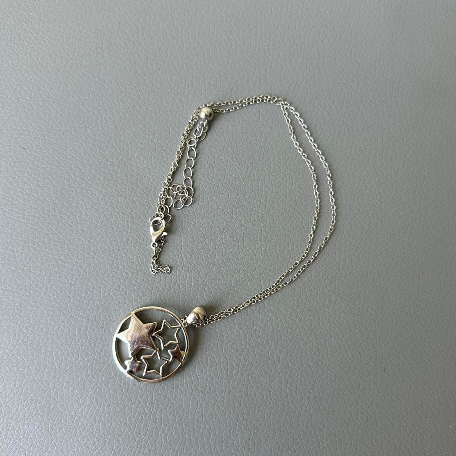 Jewelry Vintage 00s Y2K Silver Chunky Star Charm Pendant Neclace Size ONE SIZE - 3 Thumbnail
