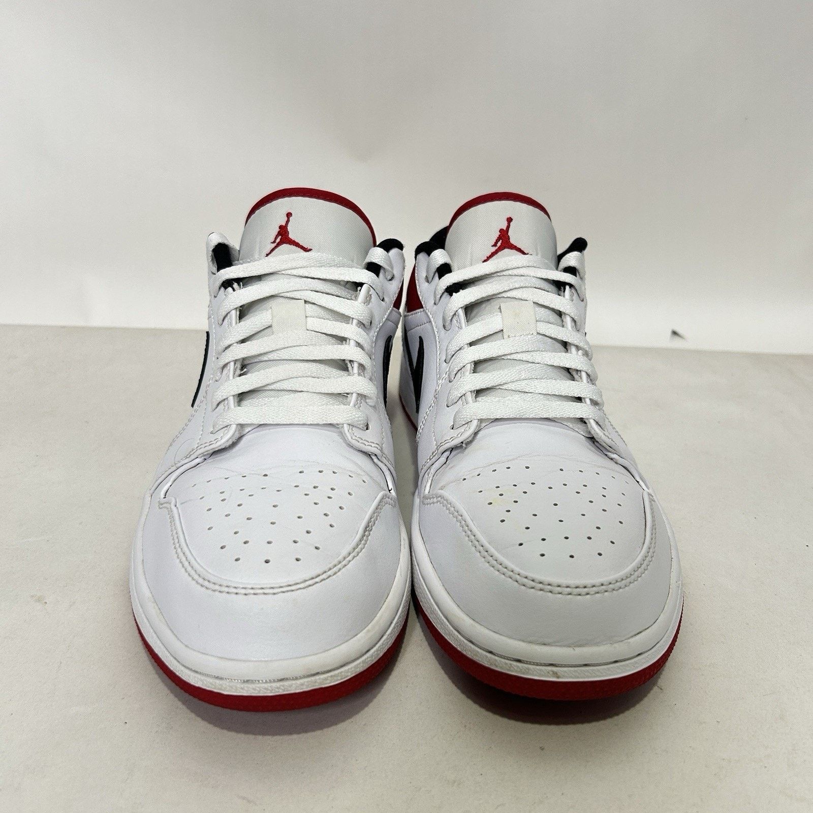 Jordan Brand Nike Air Jordan 1 Low Retro “White University Red” Size US 10.5 / EU 43-44 - 2 Thumbnail