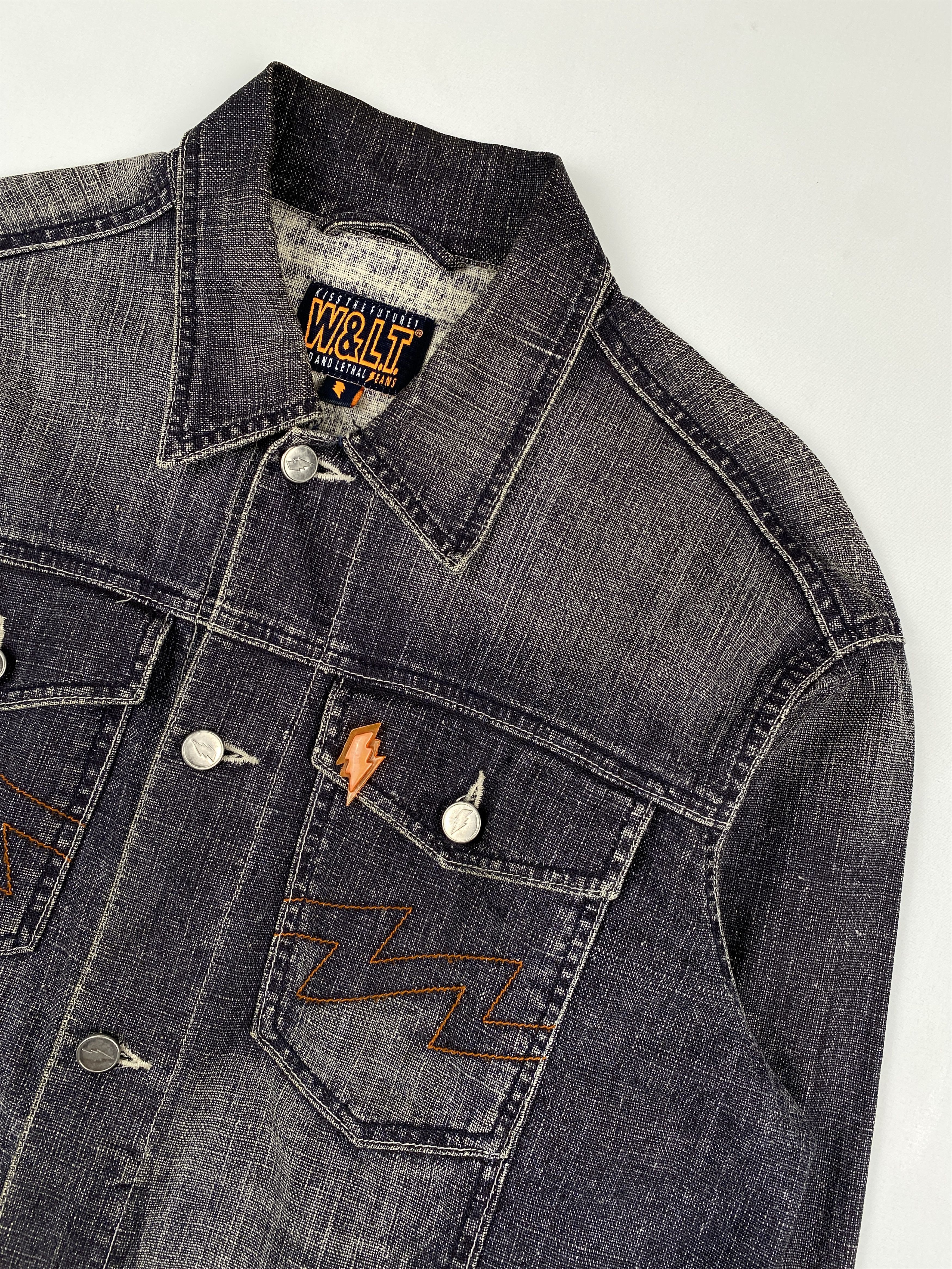 Walter Van Beirendonck Acid Wash Trucker Jacket Size US M / EU 48-50 / 2 - 3 Thumbnail