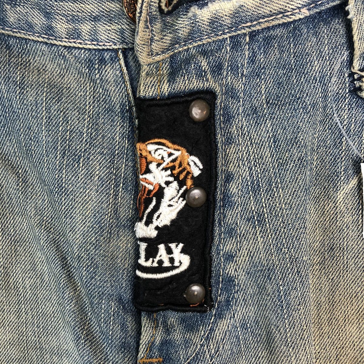 Replay Replay patchwork vintage Blue jeans Denim Pants #A573 Size US 35 - 11 Thumbnail