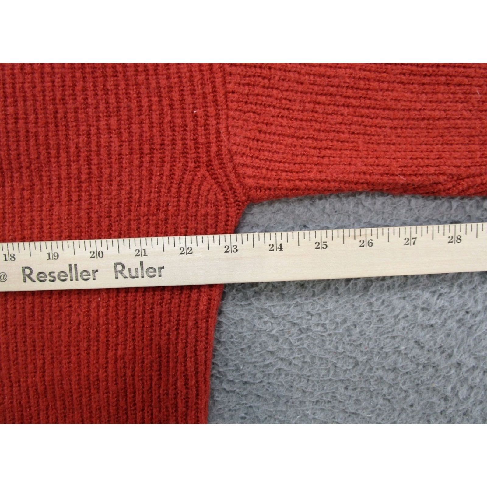 Lucky Brand Lucky Brand Women's Hooded Knit Sweater Pullover Size M Red Size M / US 6-8 / IT 42-44 - 5 Thumbnail