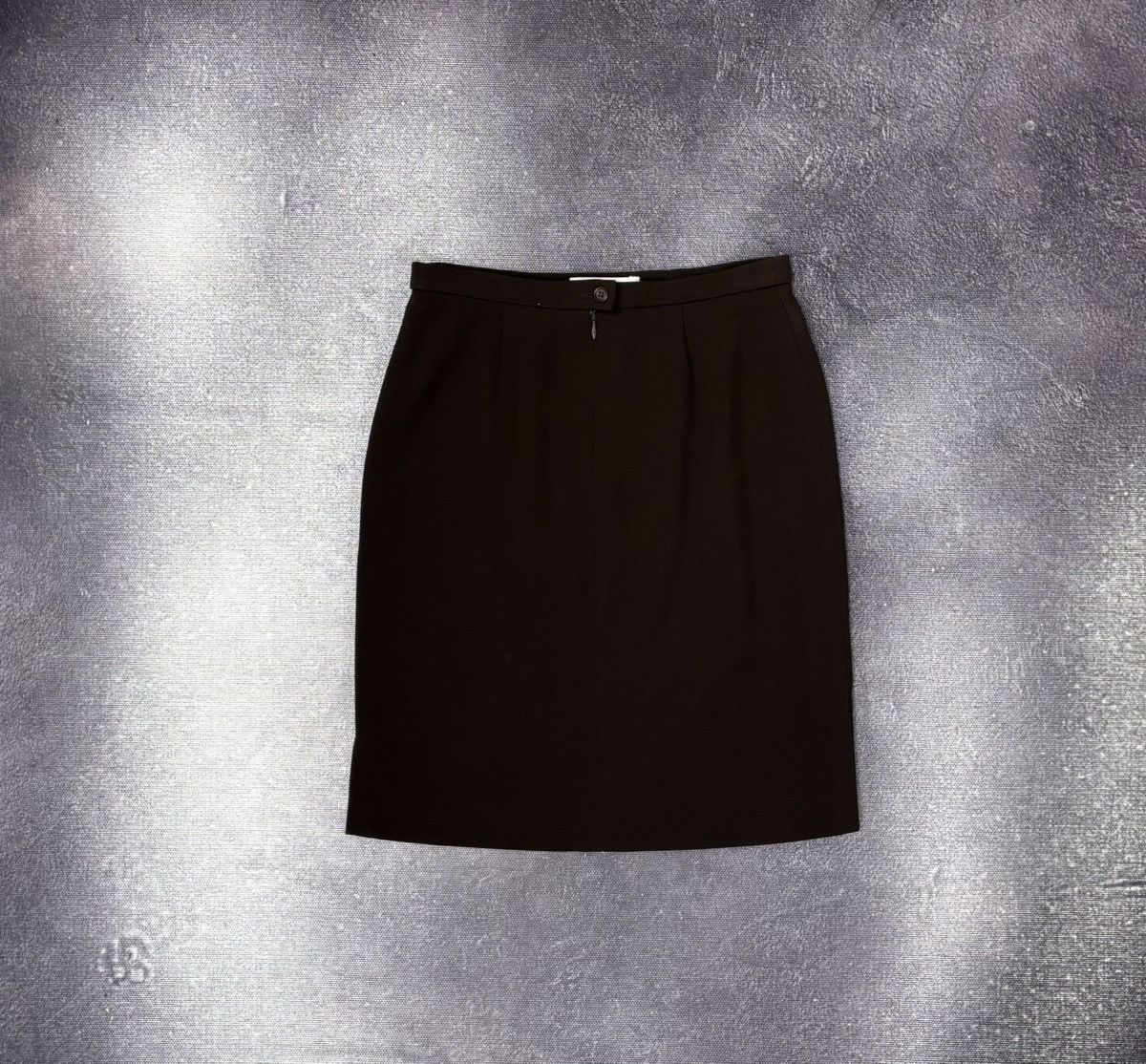 Max Mara Max Mara Women’s Brown Tailored Wool Straight Skirt Size 34" / US 12 / IT 48 - 1 Thumbnail