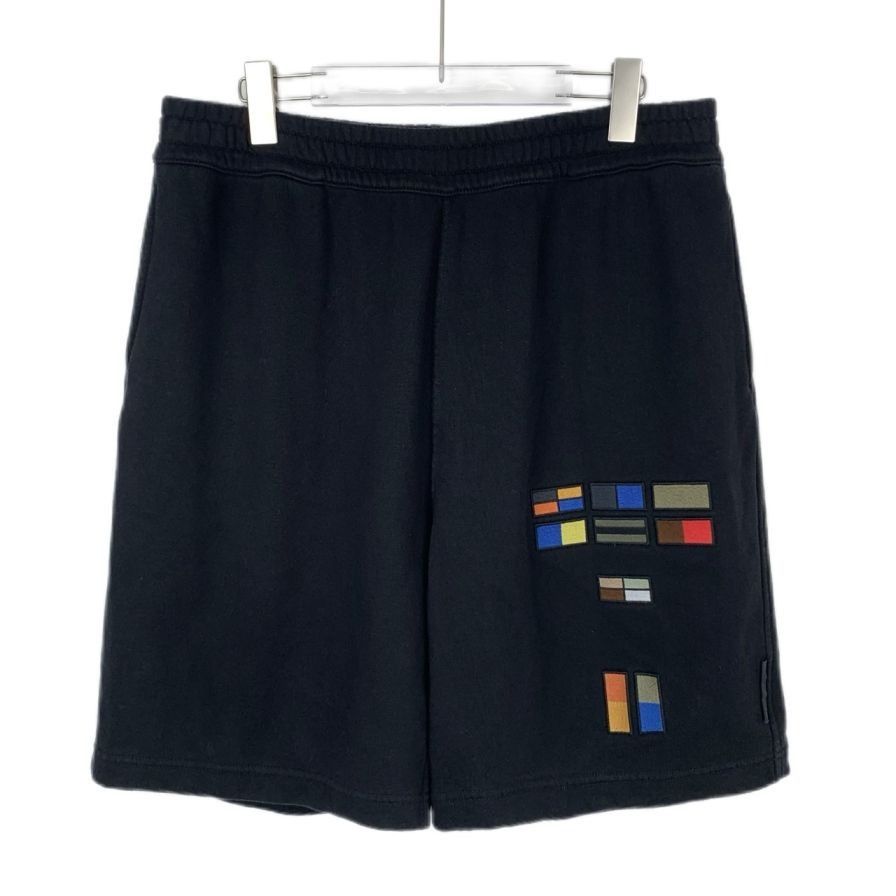 Burberry Burberry Embroidered Badge Black Elastic Waist Shorts (Size Size 32" / US 10 / IT 46 - 1 Thumbnail