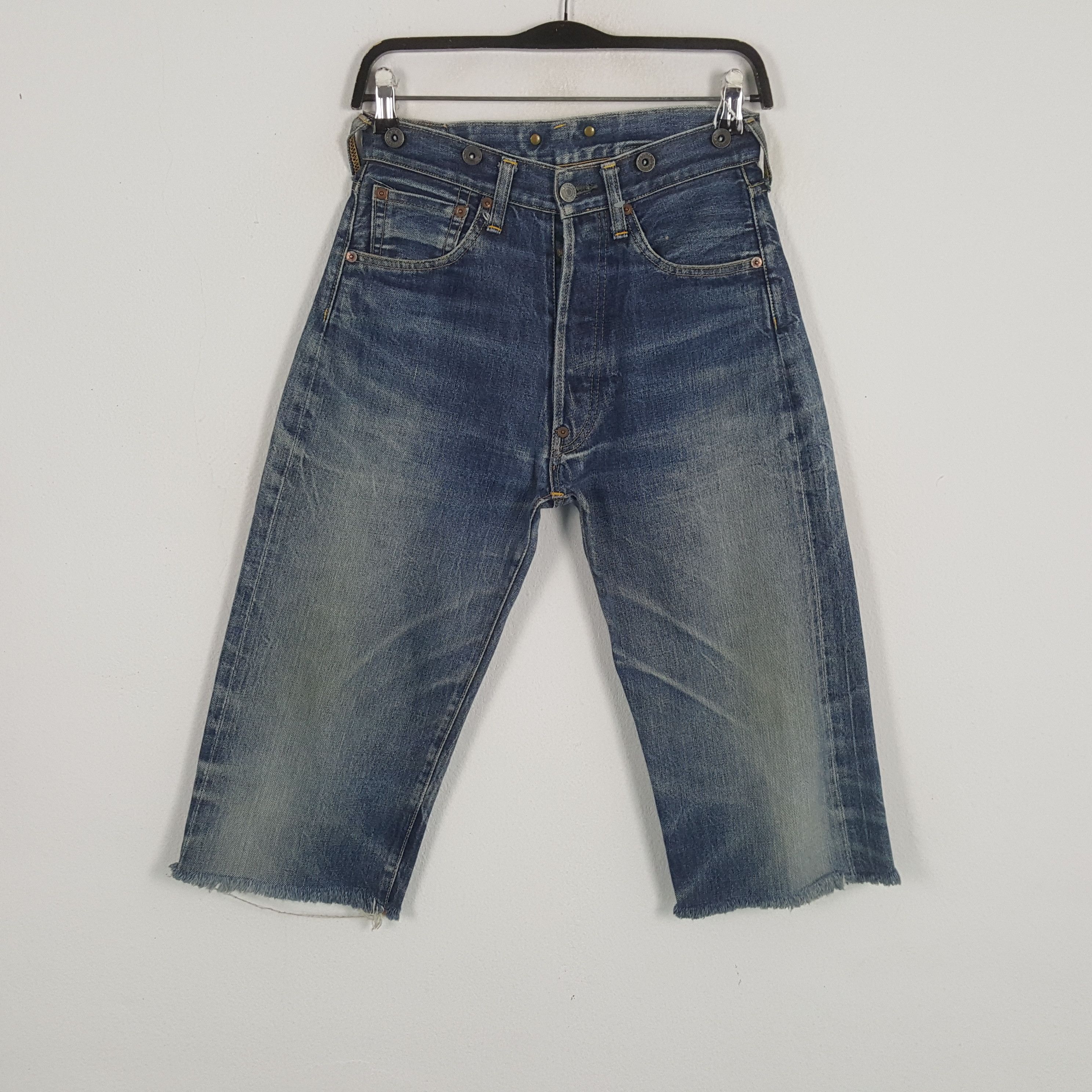 Evisu EVIS Japanese Brand Custom Daicock Short Jeans dp1 Size US 26 / EU 42 - 3 Thumbnail