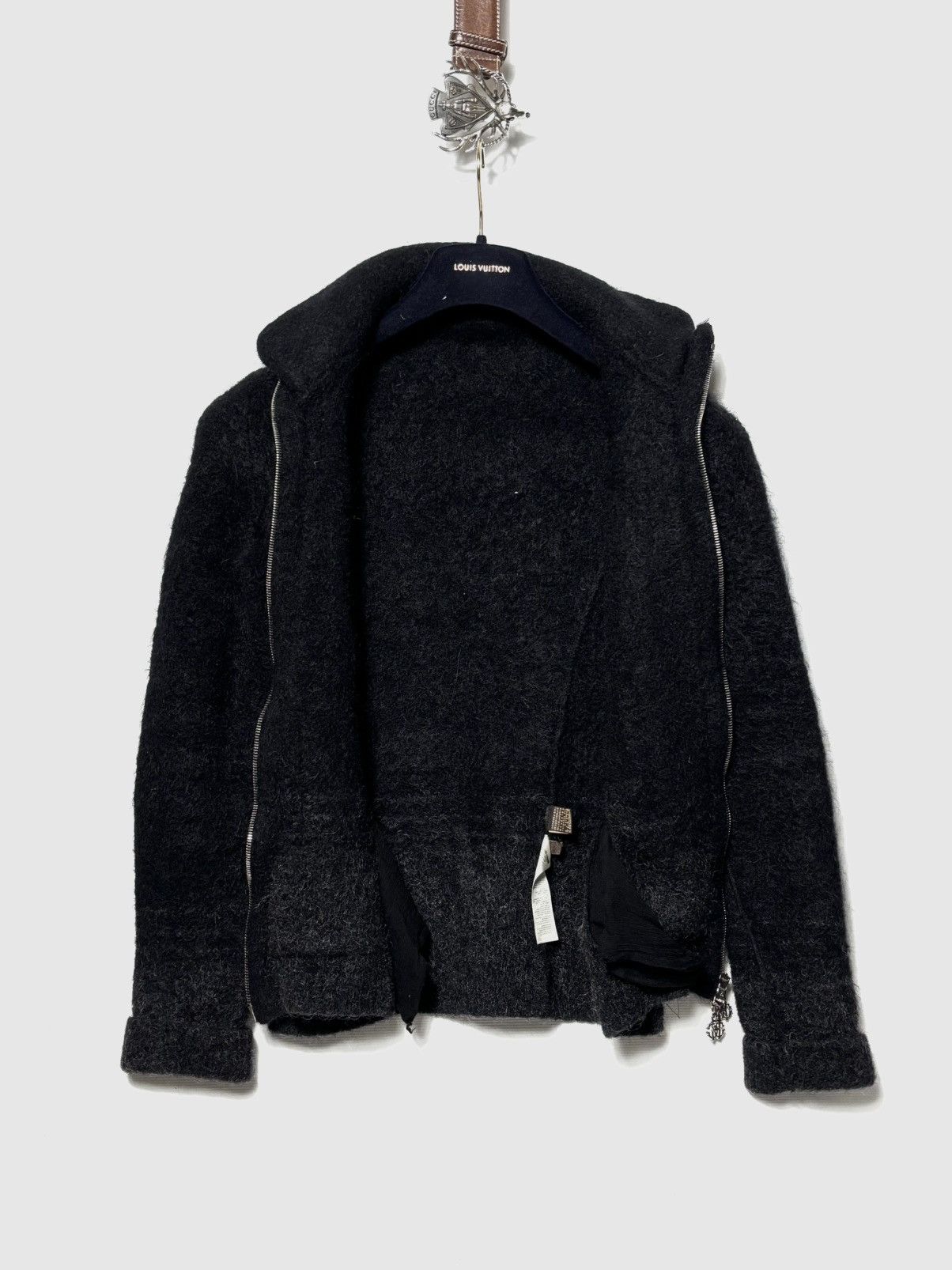 Roberto Cavalli Roberto Cavalli Mink Mohair knit jacket Size S / US 4 / IT 40 - 2 Thumbnail