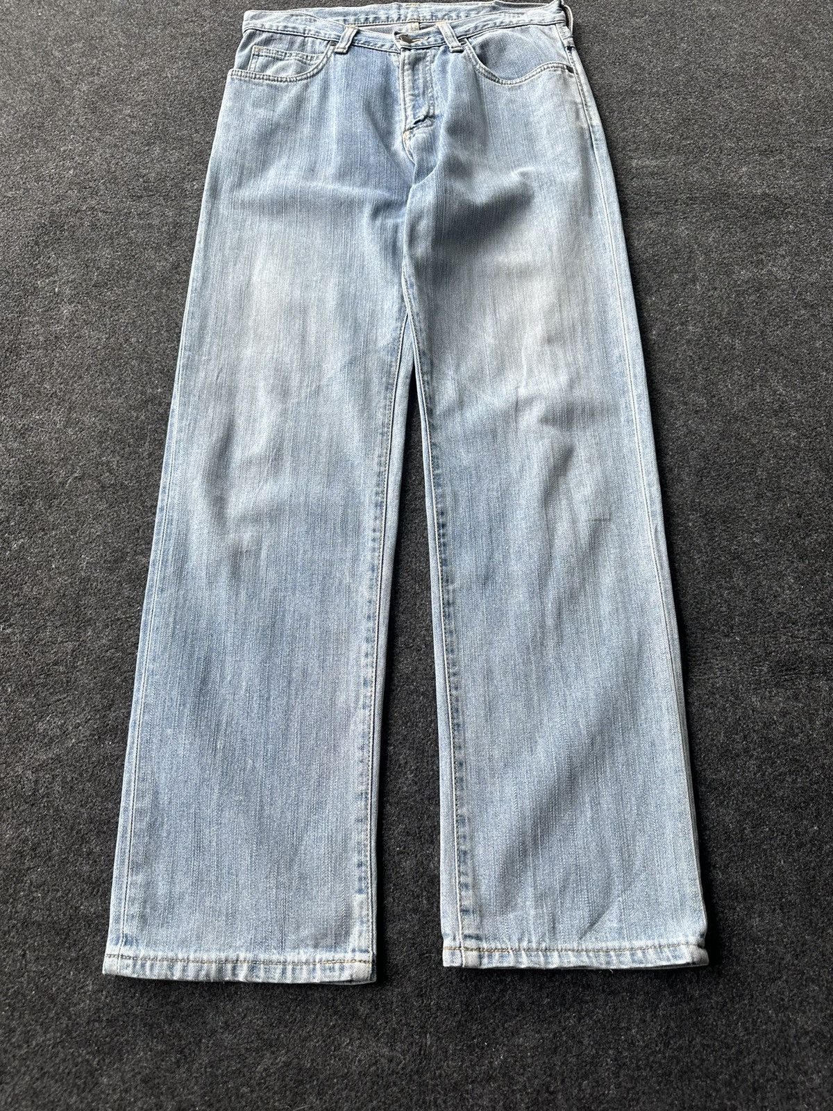 Fadeless × Vintage × Wrangler Wrangler Vintage Light Blue Washed Denim D193 Size US 30 / EU 46 - 2 Thumbnail