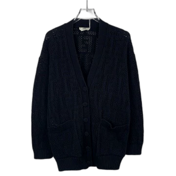 Fendi Fendi Black Logo Pattern Knit Cardigan Size US XS / EU 42 / 0 - 1 Thumbnail