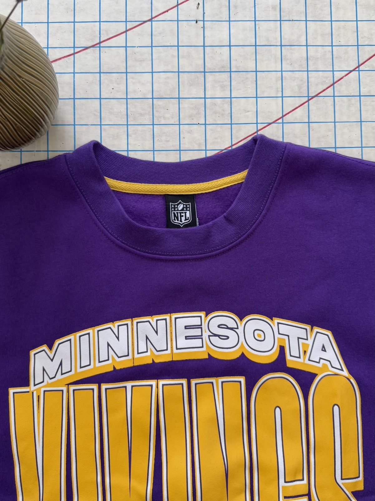 NFL NWT NFL Team Apparel Minnesota Vikings Crewneck Sweater Lar Size US L / EU 52-54 / 3 - 8 Thumbnail