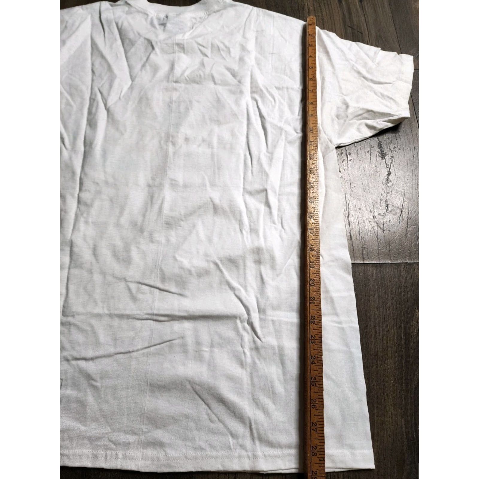 Hanes VINTAGE Hanes 90s Music Festival T-Shirt Mens Large White Crew Neck Short Sleeve Size US L / EU 52-54 / 3 - 2 Thumbnail