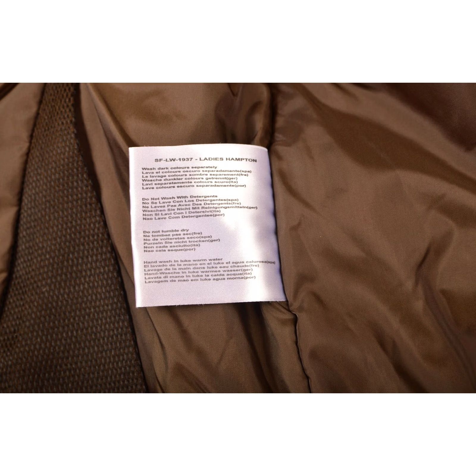 Vintage Sherwood Forest Ladies Hampton Jacket SF-LW-1937 Waterproof Breathable Size 8 Brown Jacket Womens 8 SF-LW-1937 Size M / US 6-8 / IT 42-44 - 7 Thumbnail