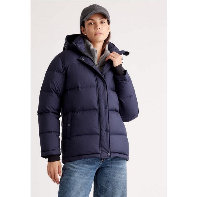 Quince Quince Responsible Down Puffer Navy XS NWOT Size XS / US 0-2 / IT 36-38 - 3 Thumbnail