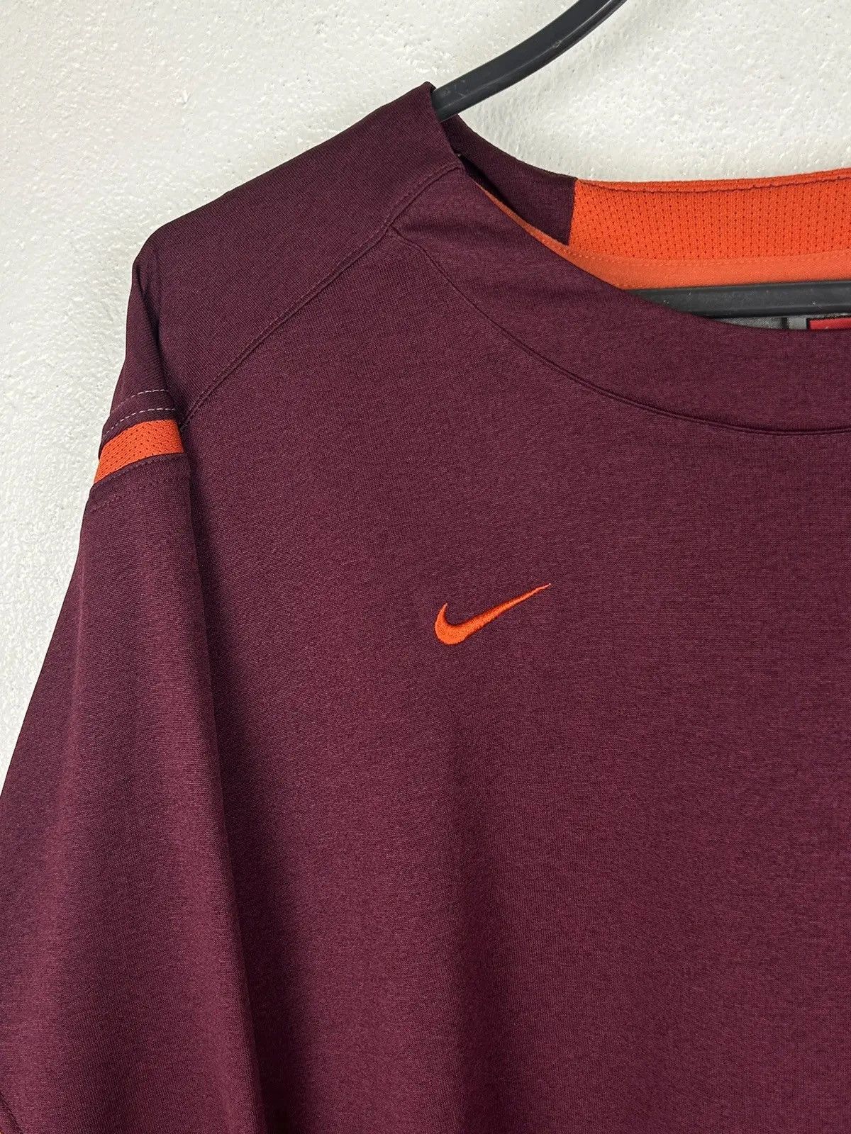NFL 00s Vintage Nike Virginia Tech VT Sportswear Long Sleeve Size US S / EU 44-46 / 1 - 3 Thumbnail