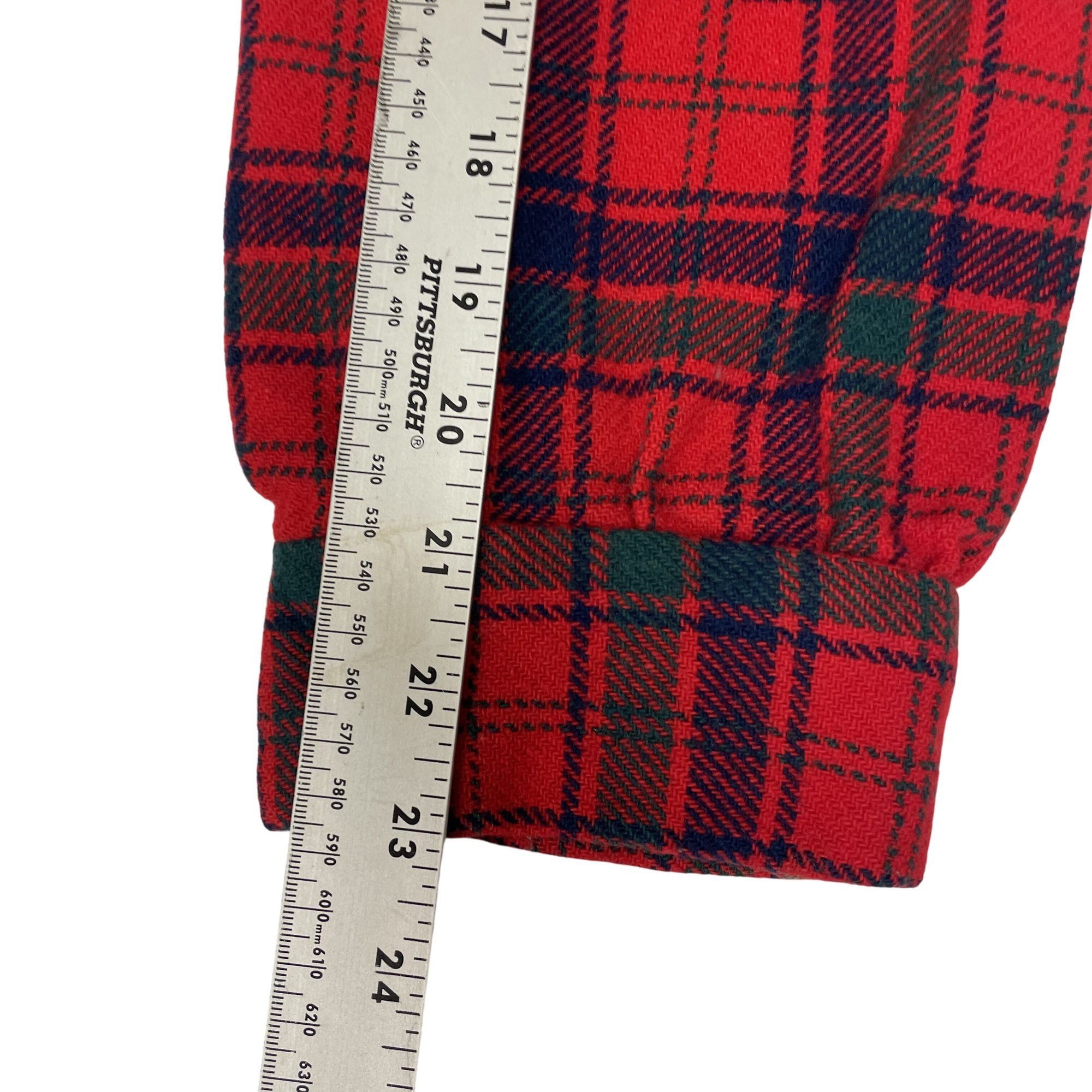 Other Vtg Cascade Fabrics PLAID CHRISTMAS Tweed Jacket Blazer Size XL / US 12-14 / IT 48-50 - 8 Thumbnail
