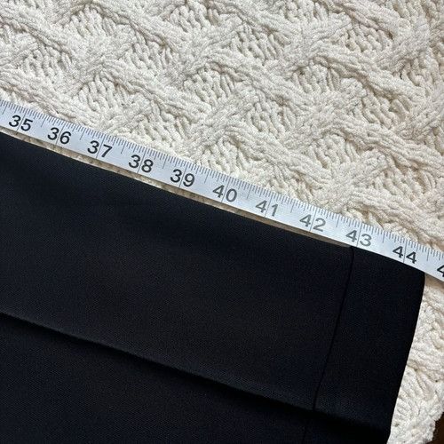 Zanella Zanella Men's Dress Pants Black 44x31.5 Wool Blend Pleated M Size 44R - 7 Thumbnail