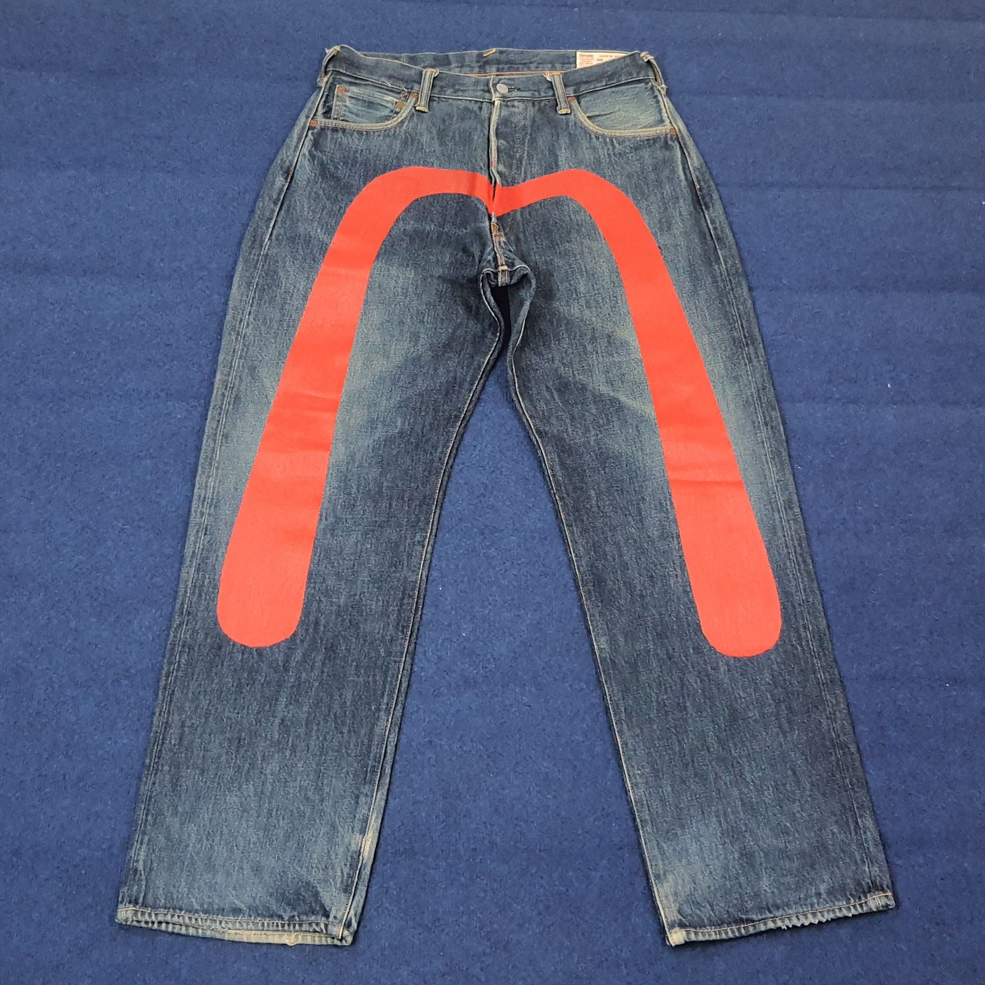 Evisu Vintage Evisu Japan Selvedge Custom Daicock Jeans C228N18 Size US 33 - 1 Thumbnail