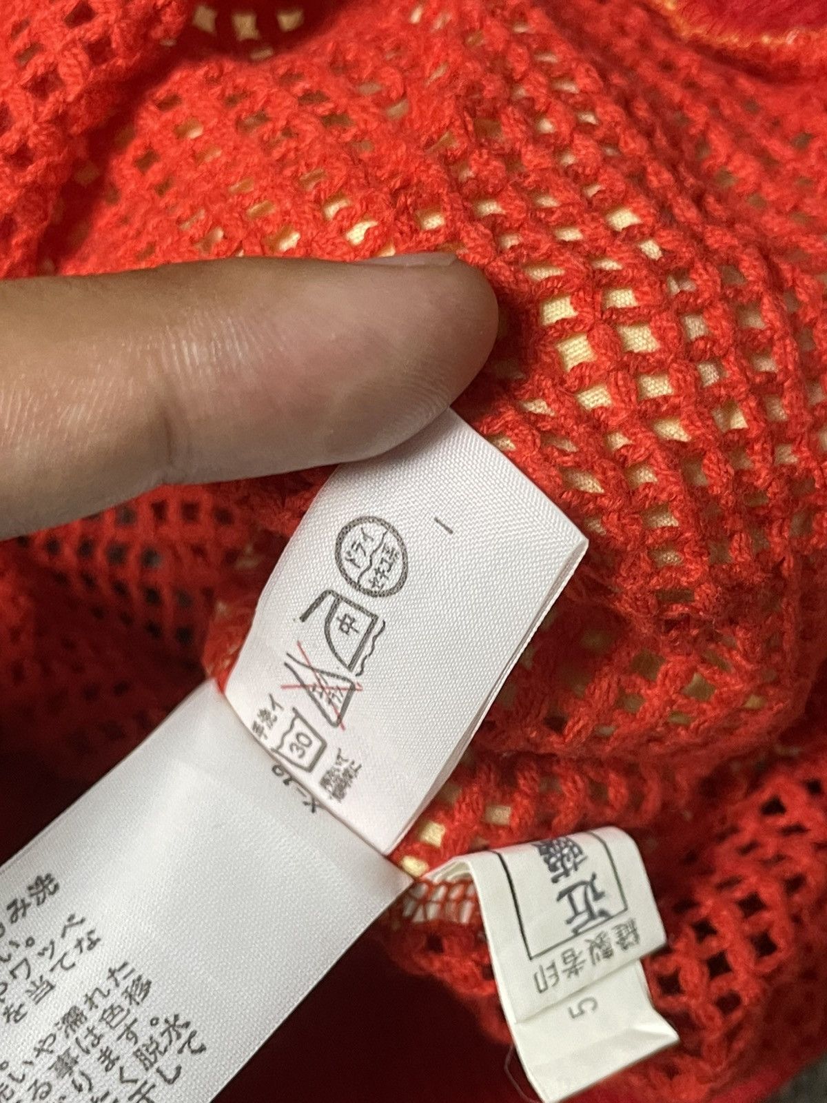 Japanese Brand × Vintage DIMAGGIO Colour Block Back Knitted Pullover Shirt (97) Size US XS / EU 42 / 0 - 8 Thumbnail