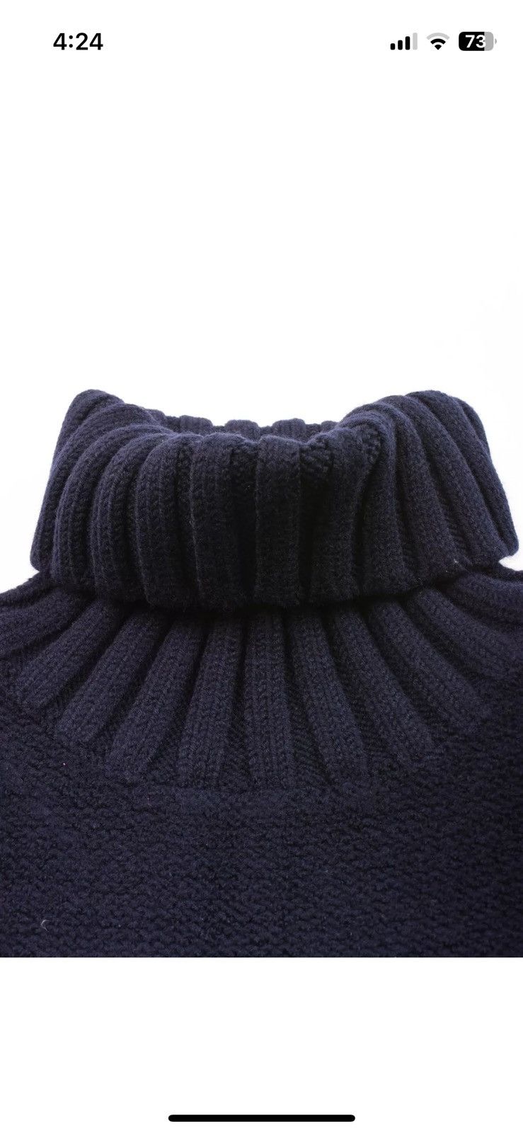 Maison Margiela Margiela size s marineblau Merinowolle pullover Kleid Size S / US 4 / IT 40 - 3 Thumbnail