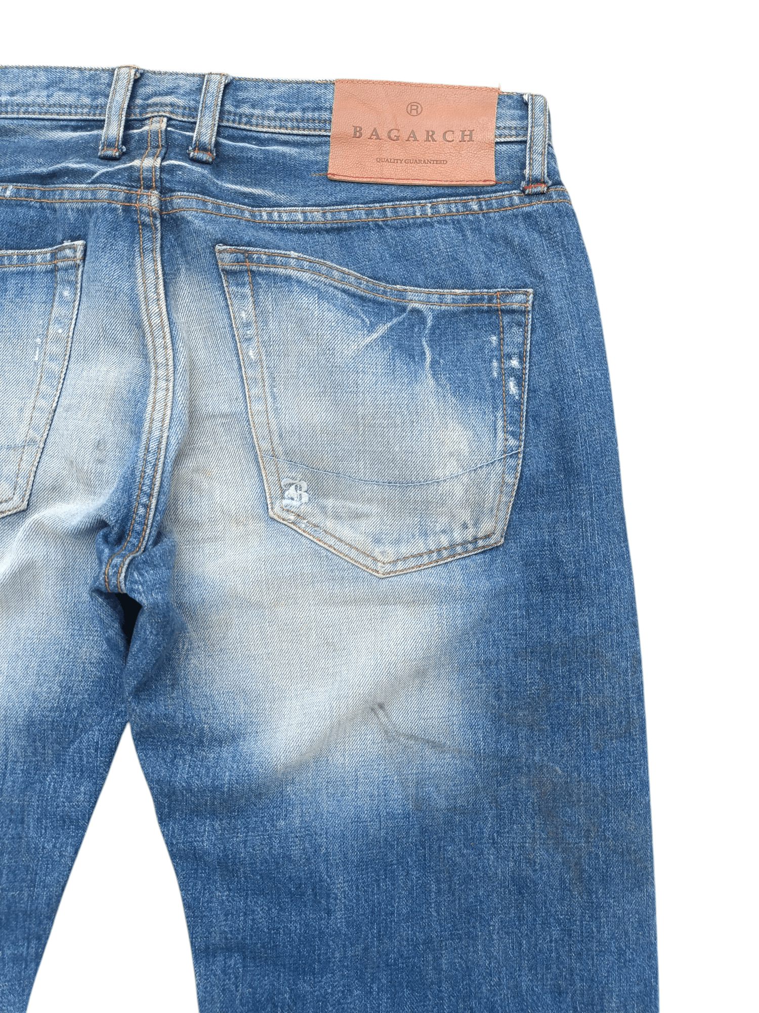 Japanese Brand Japanese Brand BAGARCH Selvedged Distressed Jeans E089 Size US 35 - 17 Thumbnail