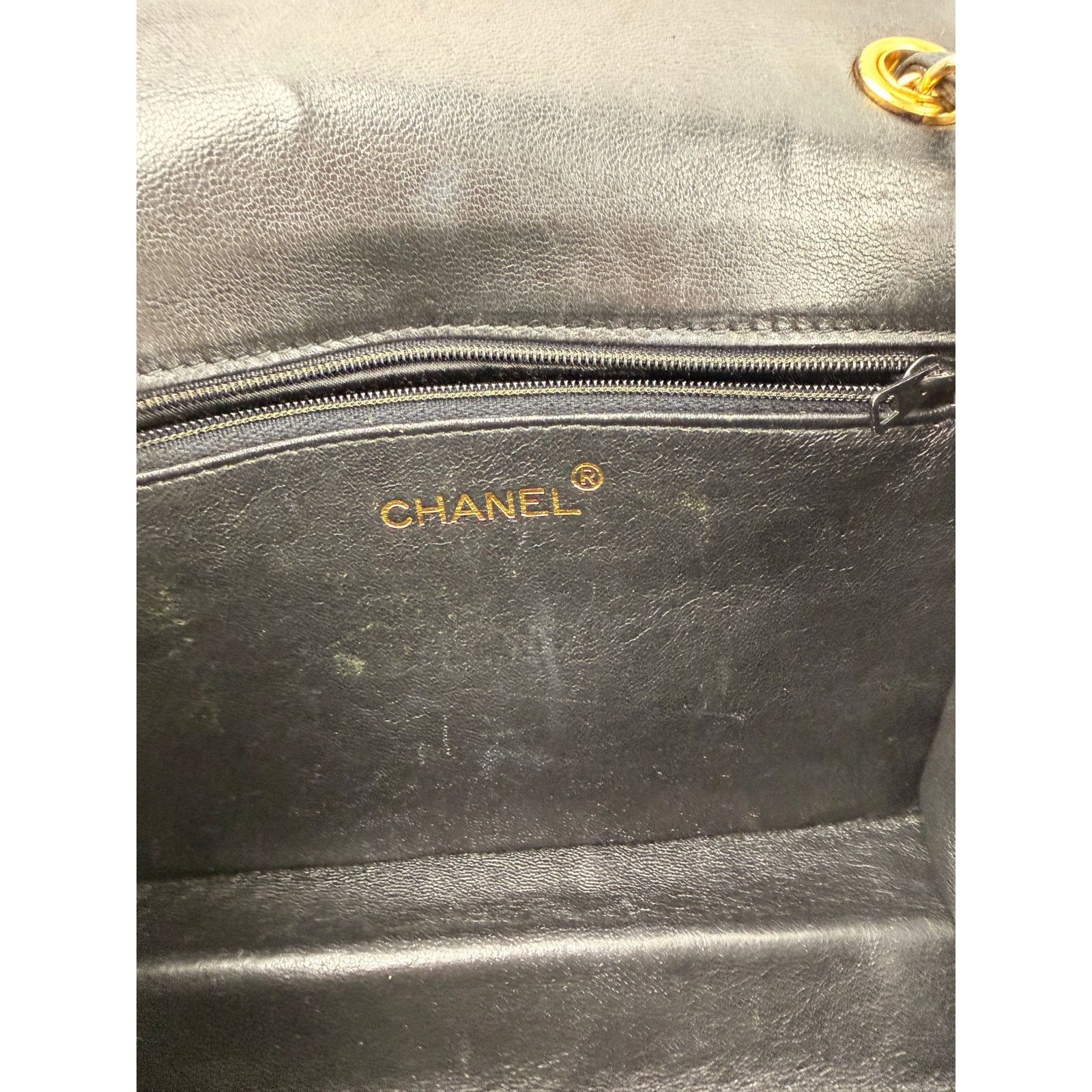 Chanel Chanel Lambskin Quilted Timeless CC Small Single Flap Black Size ONE SIZE - 12 Thumbnail