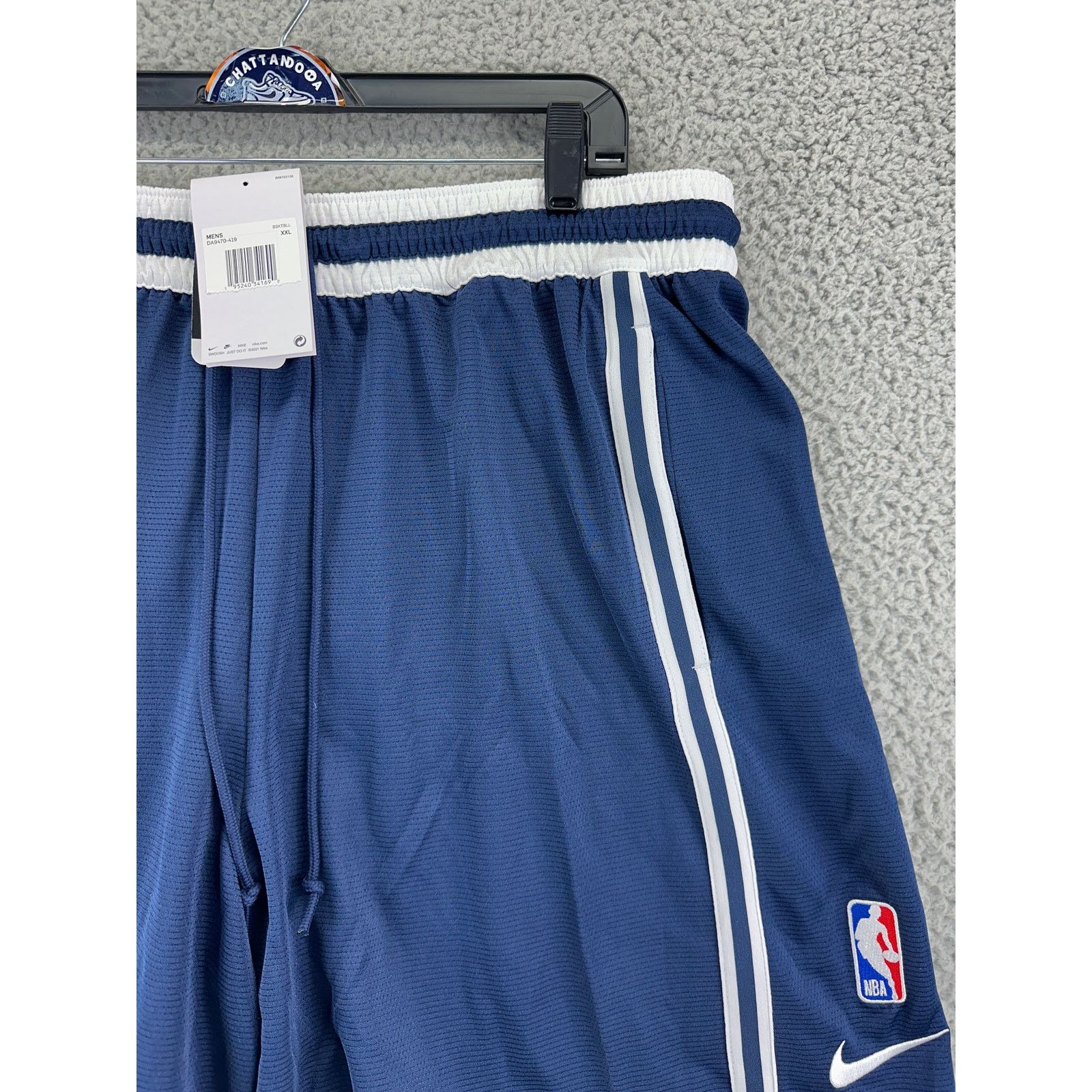 Nike Nike Memphis Grizzlies NBA Basketball Shorts Mens XXL Blue Size US 40 / EU 56 - 5 Thumbnail