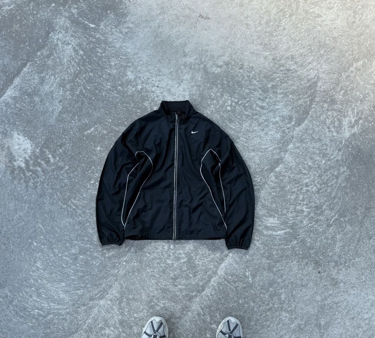Nike × Vintage Vintage Nike Y2K avantgarde streetwear jacket Size US S / EU 44-46 / 1 - 1 Thumbnail