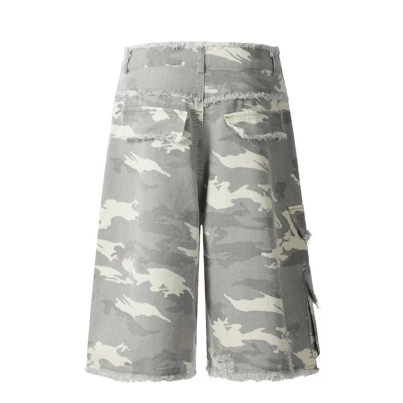 Other Washed and distressed baggy camouflage casual shorts Size US 32 / EU 48 - 1 Thumbnail