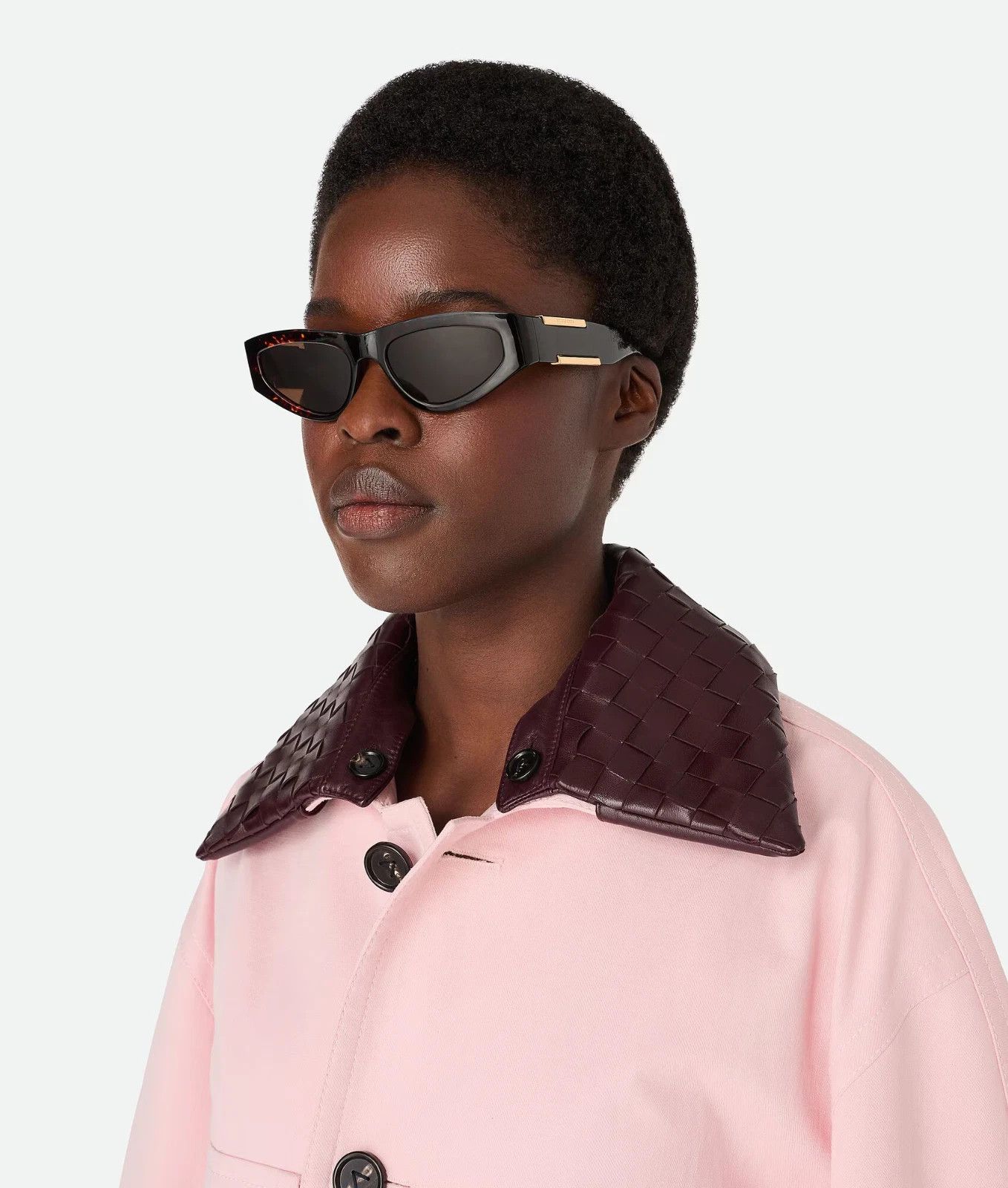 Bottega Veneta BOTTEGA VENETA 1407 BV1407S DASH CAT Black Sunglass 001 Size ONE SIZE - 9 Thumbnail