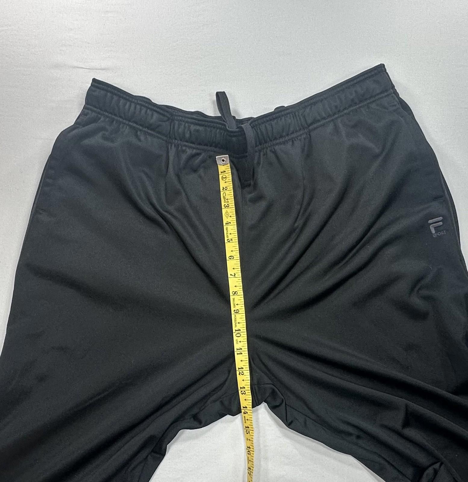 Fila FILA Sport Elastic Waist Drawstring Sweatpants Black 2XL Size US 40 / EU 56 - 6 Thumbnail