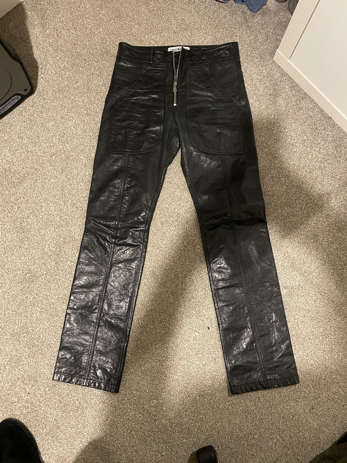 Cole Buxton Cole Buxton leather carpenter pants Size US 30 / EU 46 - 1 Thumbnail