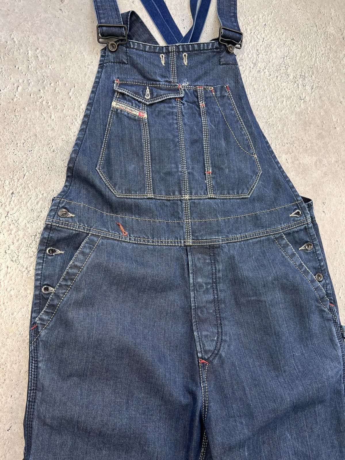 Diesel × Japanese Brand VINTAGE Y2K OVERALL DIESEL DISTRESSED HYPE Size US 32 / EU 48 - 6 Thumbnail