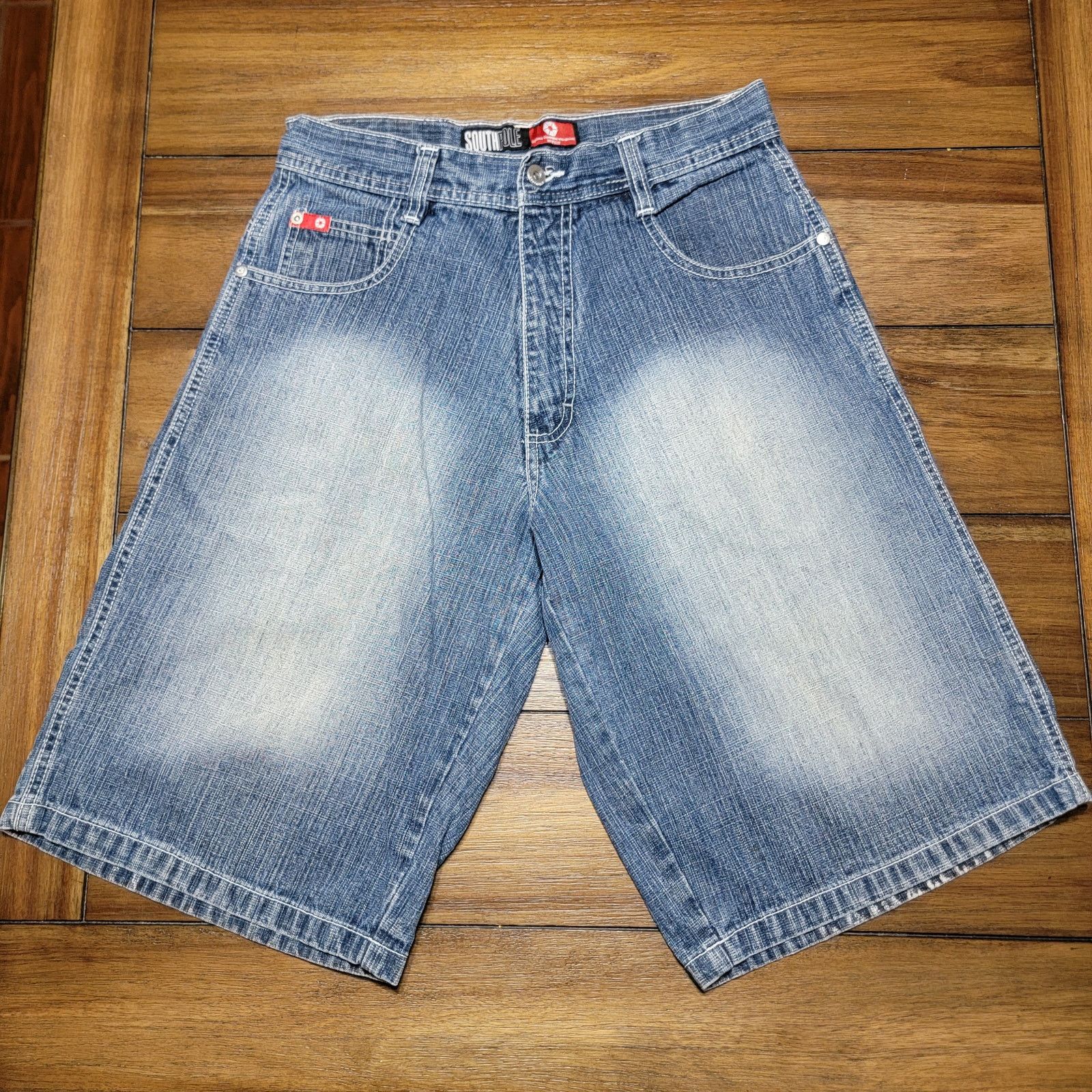Southpole South Pole Red Tag Denim Shorts - Size 30 Size US 30 / EU 46 - 1 Thumbnail