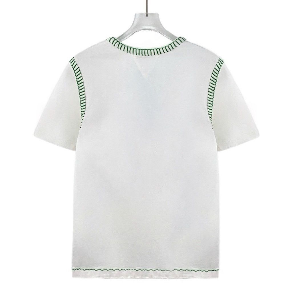 Bottega Veneta Bottega Veneta White Stitched Short Sleeve T-Shirt Size XS / US 0-2 / IT 36-38 - 2 Thumbnail