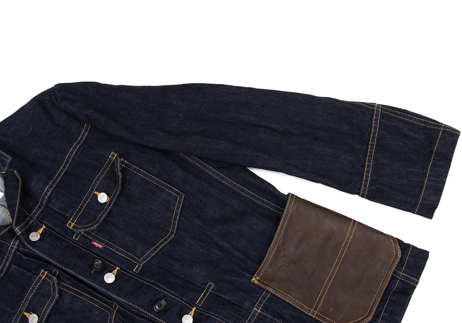 Junya Watanabe Indigo Denim Set with Leather Patch Pockets, Size M Size US 30 / EU 46 - 4 Thumbnail