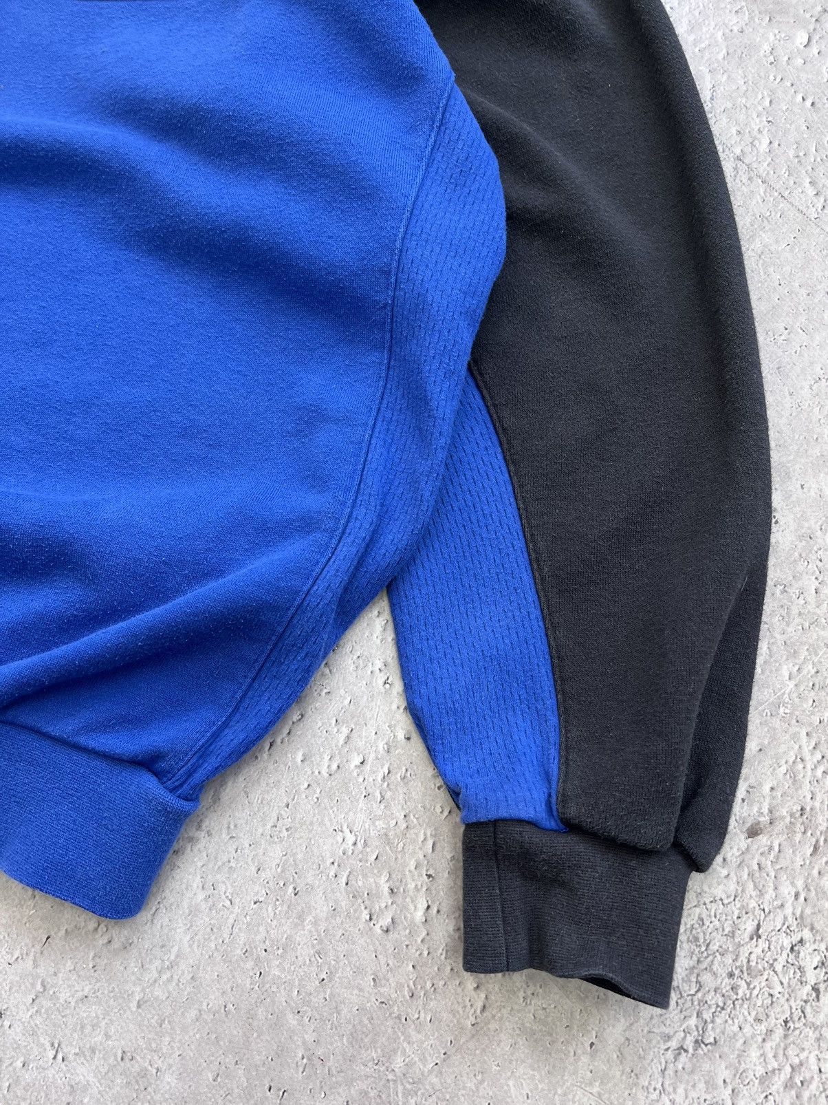 Adidas × Vintage Vintage Adidas Big Logo Streetwear Blue Oversize Sweatshirt Size US M / EU 48-50 / 2 - 5 Thumbnail