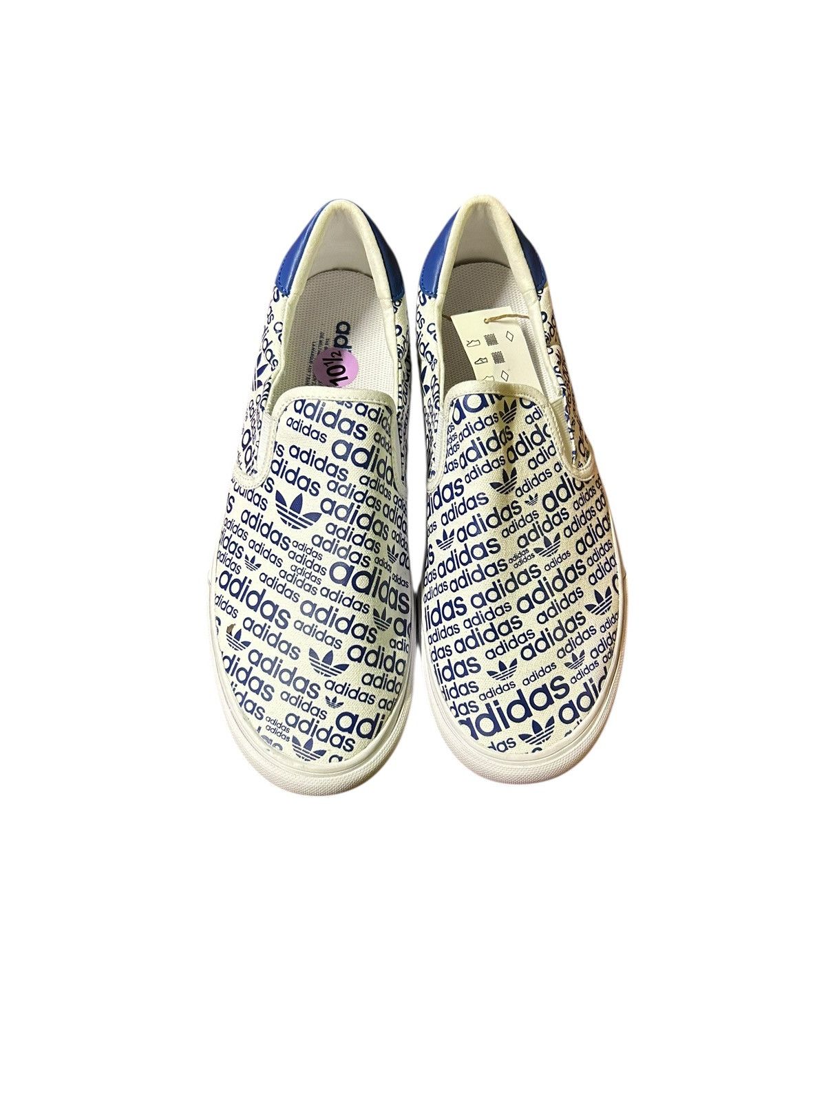 Adidas Court Rallye Slip 'Allover Logo - Collegiate Royal 10.5 Size US 10.5 / EU 43-44 - 1 Thumbnail