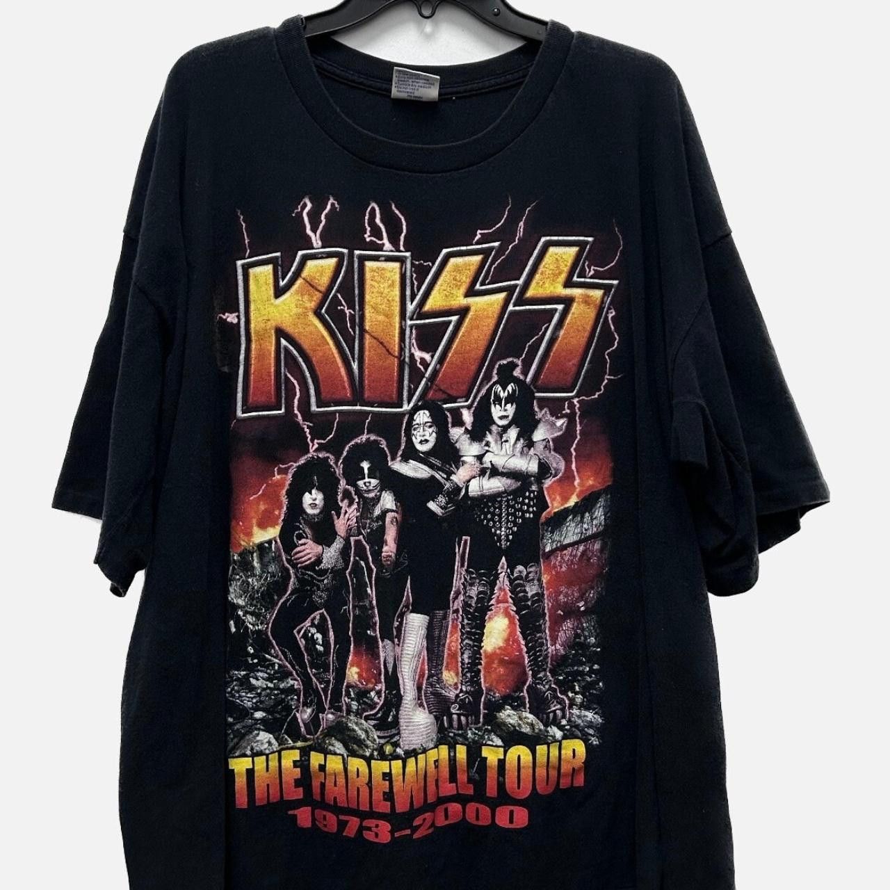 image of 2000 Kiss - Farewell Tour Tee in Black, Men's (Size 2XL)