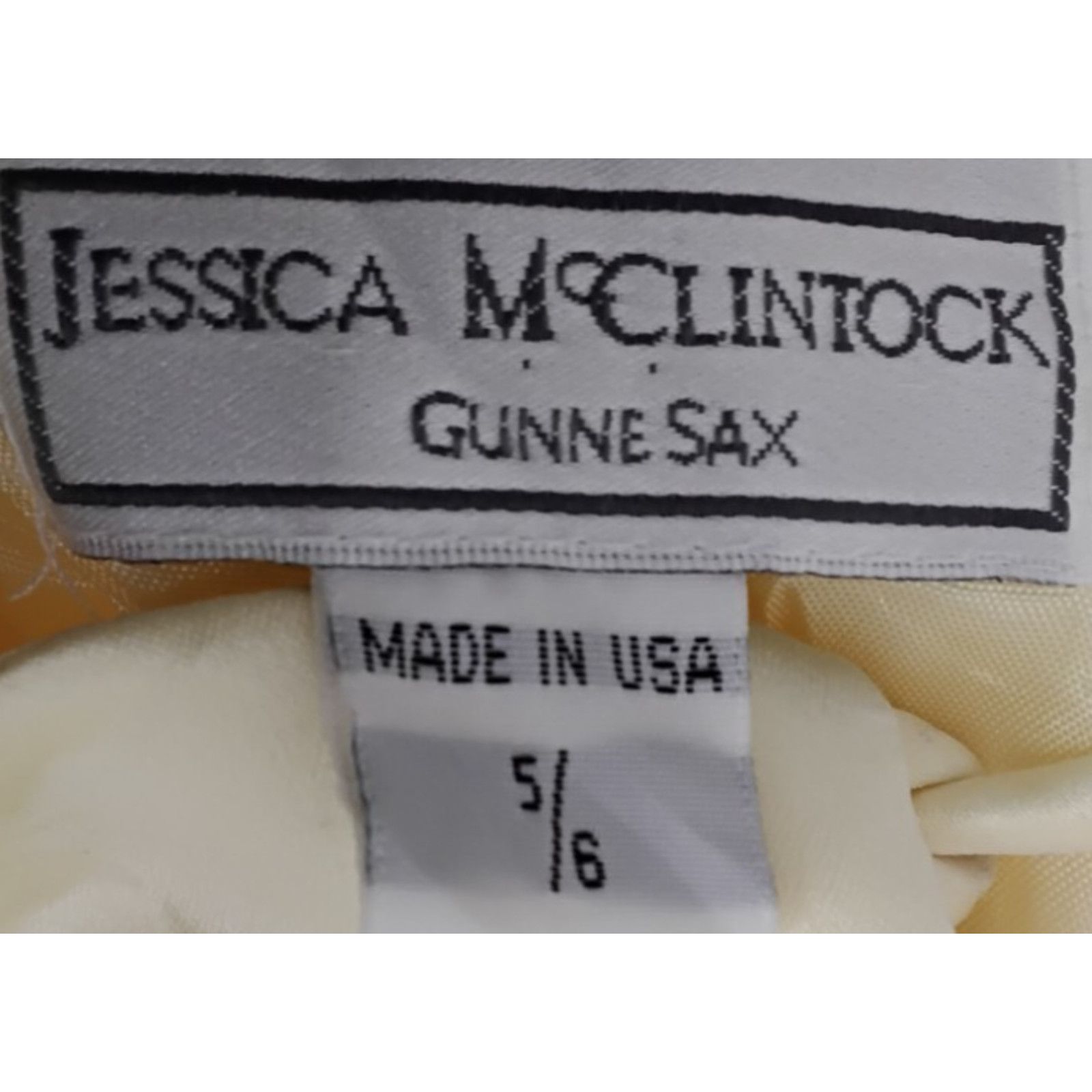 Jessica McClintock Jessica McClintock Gunne Sax Dress Women's S (5/6) Yellow Size S / US 4 / IT 40 - 10 Thumbnail